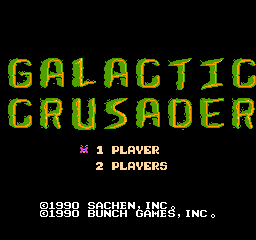 Galactic Crusader (USA) (Unl) (Bunch Games) Title Screen